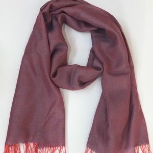 Two-Color Weave Baby Alpaca Silk Scarf/Shawl/Wrap